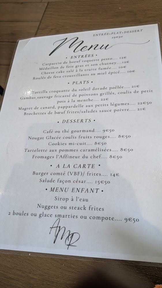 A mon Resto - Menu Image 1